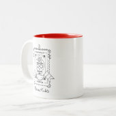 Frida Kahlo | Coyoacá n Tweekleurige Koffiemok (Voorkant links)