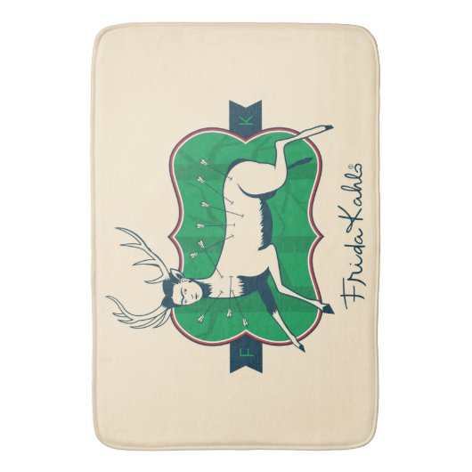 Frida Kahlo | De gewonde deer Badmat (Voorkant Verticaal)