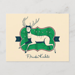 Frida Kahlo   De gewonde deer Briefkaart