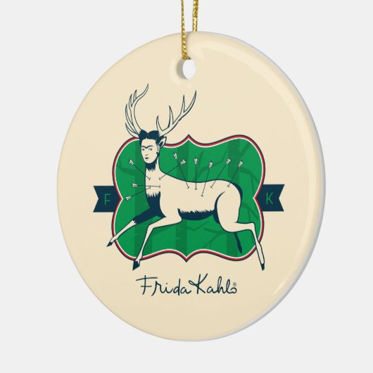 Frida Kahlo | De gewonde deer Keramisch Ornament (Links)