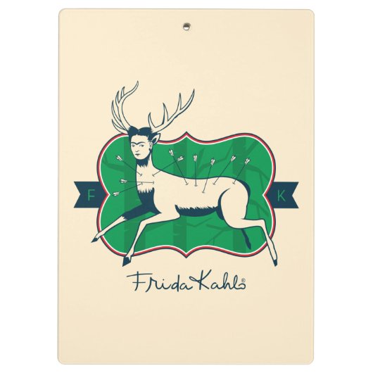Frida Kahlo | De gewonde deer Klembord (Achterkant)