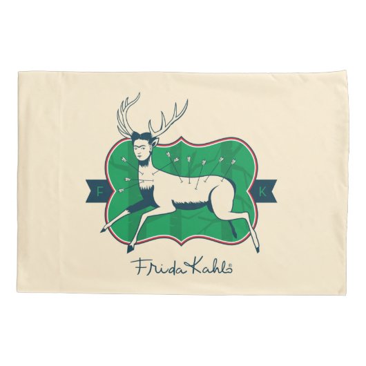 Frida Kahlo | De gewonde deer Kussensloop (Achterkant-Links)