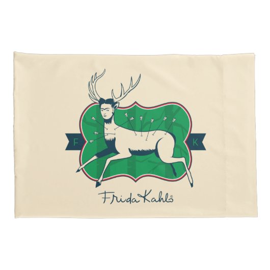 Frida Kahlo | De gewonde deer Kussensloop (Achterkant-Rechts)