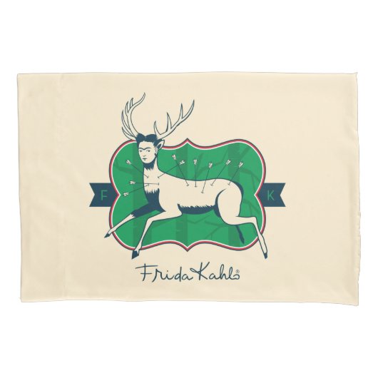 Frida Kahlo | De gewonde deer Kussensloop (Voorkant-Links)