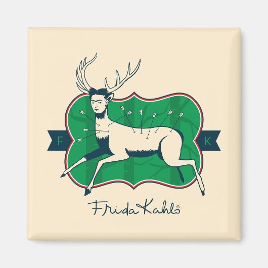 Frida Kahlo | De gewonde deer Magneet (Voorkant)