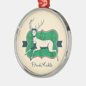 Frida Kahlo | De gewonde deer Metalen Ornament (Links)