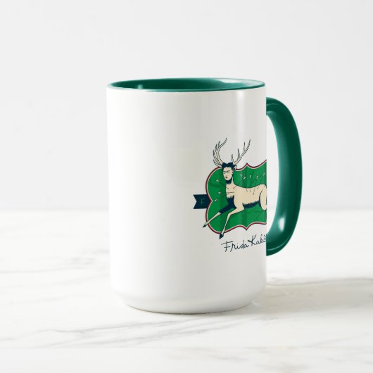 Frida Kahlo | De gewonde deer Mok (Voorkant rechts)