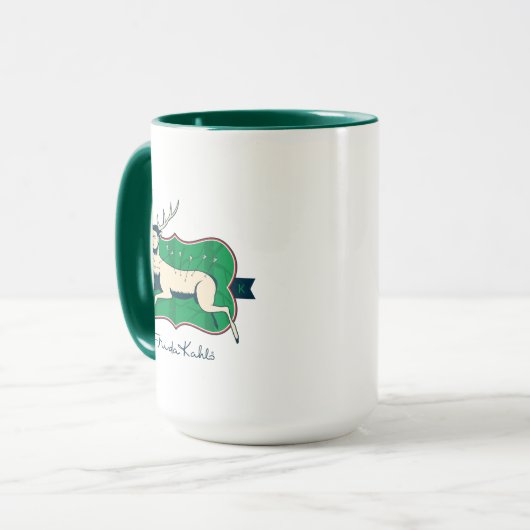 Frida Kahlo | De gewonde deer Mok (Voorkant links)