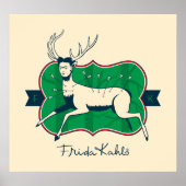 Frida Kahlo | De gewonde deer Poster (Voorkant)