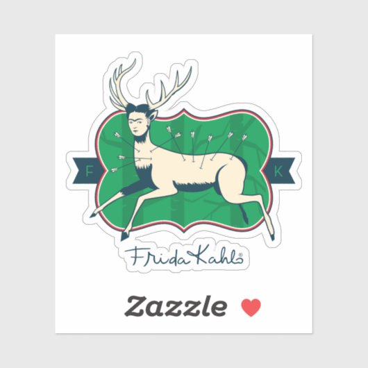Frida Kahlo | De gewonde deer Sticker (Vel)