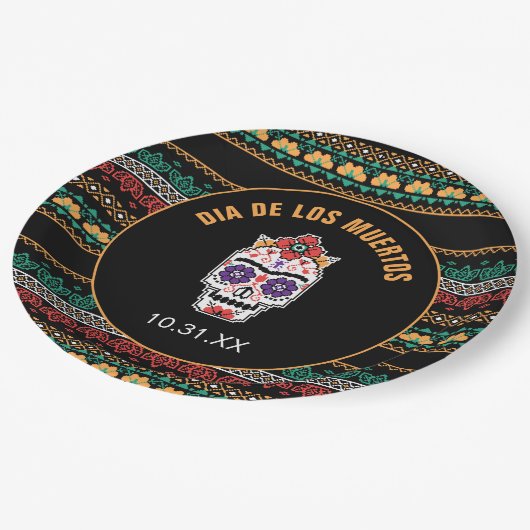 Frida Kahlo | Dia De Los Muertos Papieren Bordje (Gekanteld)