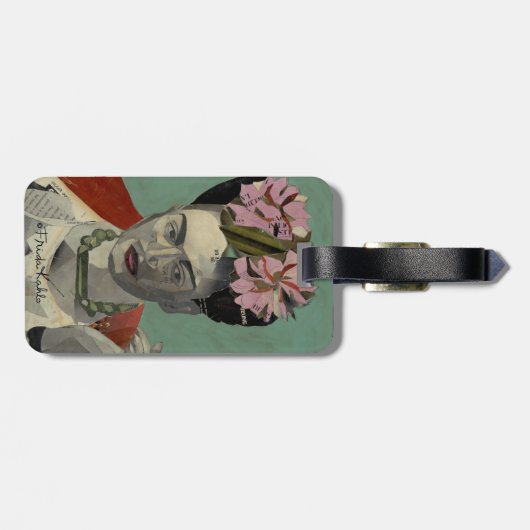 Frida Kahlo door Garcia Villegas Bagagelabel (Achterkant horizontaal)