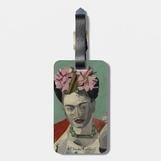 Frida Kahlo door Garcia Villegas Bagagelabel (Achterkant verticaal)