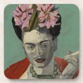 Frida Kahlo door Garcia Villegas Bier Onderzetter (Voorkant)