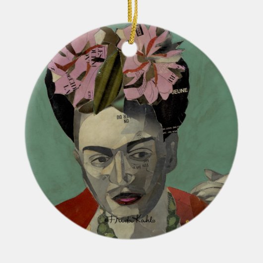 Frida Kahlo door Garcia Villegas Keramisch Ornament (Voorkant)