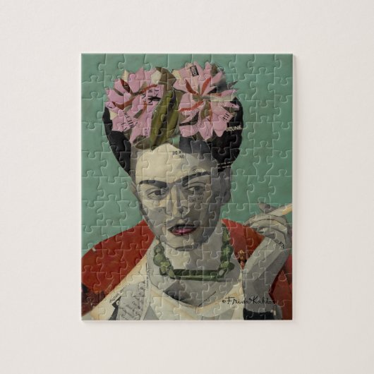 Frida Kahlo door Garcia Villegas Legpuzzel (Verticaal)