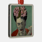 Frida Kahlo door Garcia Villegas Metalen Ornament (Rechts)