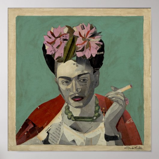 Frida Kahlo door Garcia Villegas Poster (Voorkant)