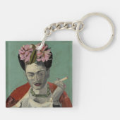 Frida Kahlo door Garcia Villegas Sleutelhanger (Achterkant)
