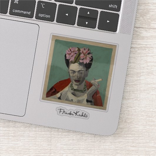 Frida Kahlo door Garcia Villegas Sticker (Detail)