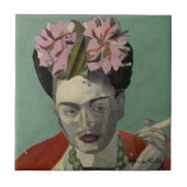 Frida Kahlo door Garcia Villegas Tegeltje (Voorkant)