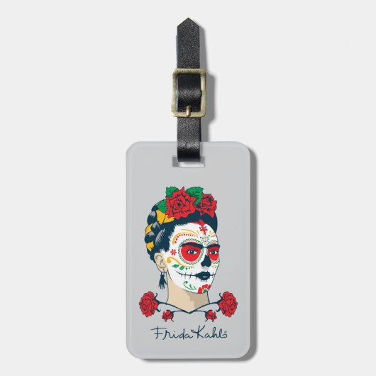 Frida Kahlo | El Día de los Muertos Bagagelabel (Voorkant verticaal)