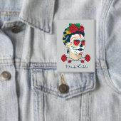 Frida Kahlo | El Día de los Muertos Button (Insitu)