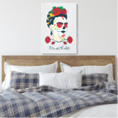 Frida Kahlo | El Día de los Muertos Canvas Afdruk (Insitu (Slaapkamer))