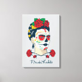 Frida Kahlo | El Día de los Muertos Canvas Afdruk (Voorkant)