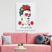 Frida Kahlo | El Día de los Muertos Canvas Afdruk (Insitu (Woonkamer))
