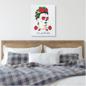 Frida Kahlo | El Día de los Muertos Canvas Afdruk (Insitu (Slaapkamer))