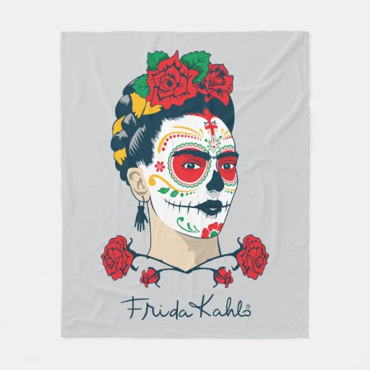 Frida Kahlo | El Día de los Muertos Fleece Deken (Voorkant)