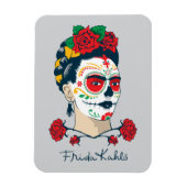 Frida Kahlo | El Día de los Muertos Magneet (Verticaal)