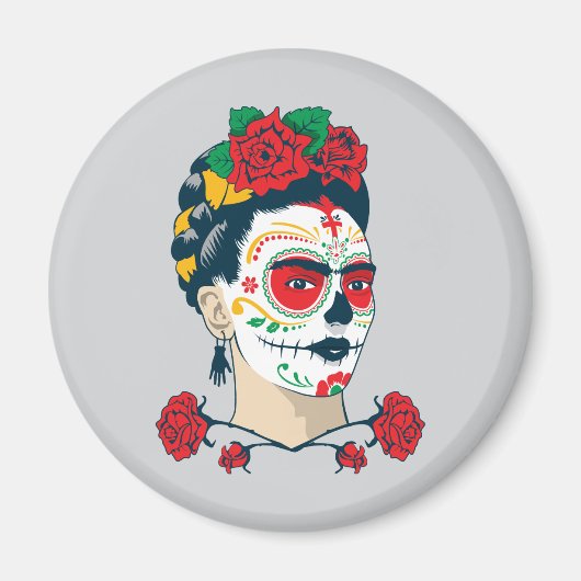 Frida Kahlo | El Día de los Muertos Magneet (Voorkant)
