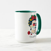 Frida Kahlo | El Día de los Muertos Mok (Voorkant rechts)