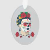 Frida Kahlo | El Día de los Muertos Ornament (achterkant)