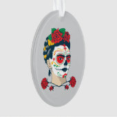 Frida Kahlo | El Día de los Muertos Ornament (voorkant)