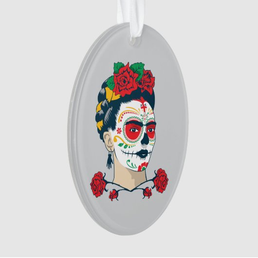 Frida Kahlo | El Día de los Muertos Ornament (voorkant)