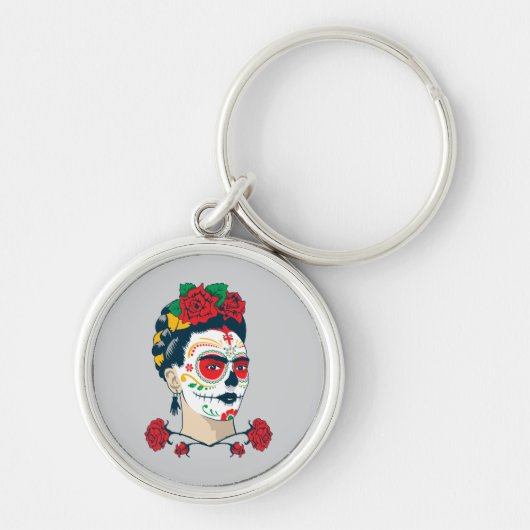 Frida Kahlo | El Día de los Muertos Sleutelhanger (Voorkant)