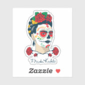 Frida Kahlo | El Día de los Muertos Sticker (Vel)