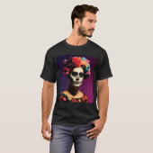 Frida Kahlo | El Día de los Muertos T-shirt (Voorkant volledig)