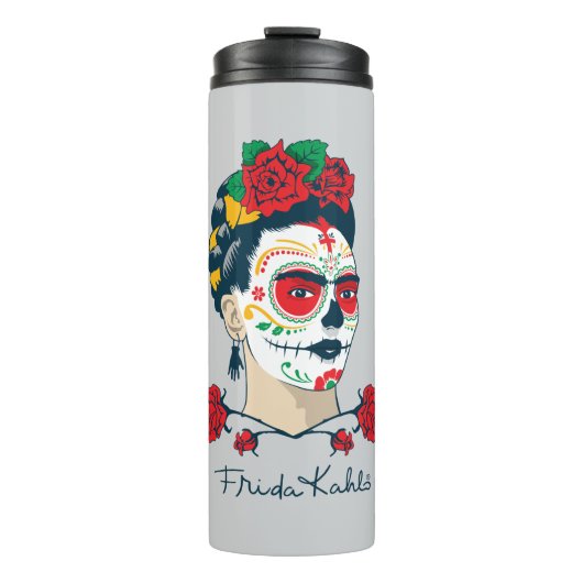 Frida Kahlo | El Día de los Muertos Thermosbeker (Voorkant)