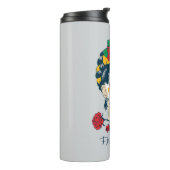 Frida Kahlo | El Día de los Muertos Thermosbeker (Gedraaid links)