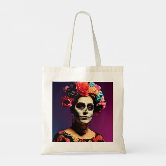 Frida Kahlo | El Día de los Muertos Tote Bag (Achterkant)