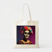 Frida Kahlo | El Día de los Muertos Tote Bag (Voorkant)