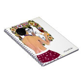 Frida Kahlo en el Espejo Portrait Notitieboek (Rechterzijde)