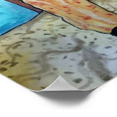 Frida Kahlo en Fawn Deer Poster (Hoek)