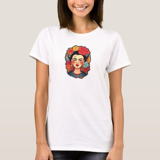 Frida Kahlo Feminist Gift T-shirt (Voorkant)