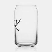 Frida Kahlo "FK" Monogram-handtekening Blikvorm Glas (Links)