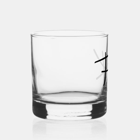 Frida Kahlo "FK" Monogram Signature Whisky Glas (Rechts)